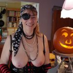 Mature Pirate Lady Breasts Out