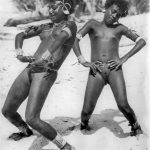 Vintage Photo of Ethnic African Nudist Girls