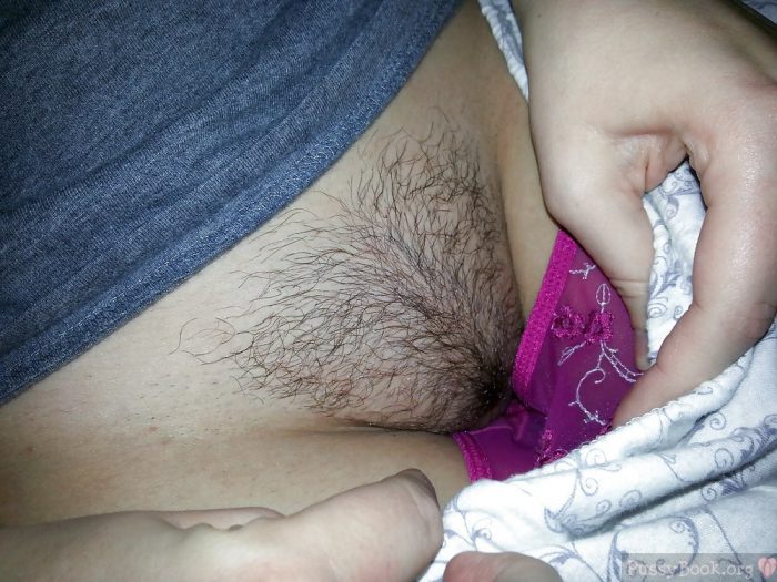 Pulling Underwear Down Hairy Pussy Mound