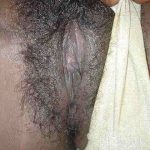 Flashing Very Black Hairy Vulva