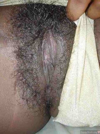 Flashing Very Black Hairy Vulva