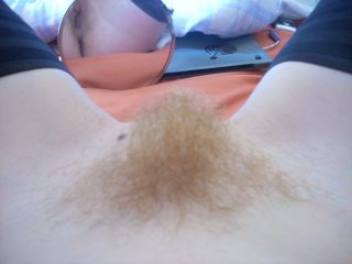 Blonde Pubes Pussy in the Mirror