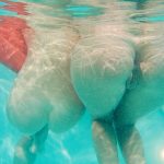 Hot Round Booties Underwater