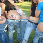 Writing on Girl Asses and Flashing