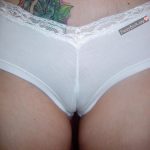 Cameltoe White Panties