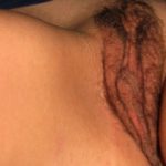 Mature Mother Hairy Trimmed Pussy up close