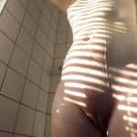 Naked Wet French Girl in Bathroom