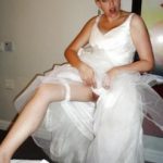 Naughty Bride Flashing Pussy