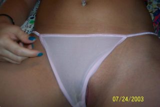 panties on pussy