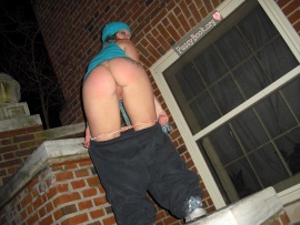 undressing-ass-at-night-outdoors