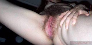 very hairy pink cunt